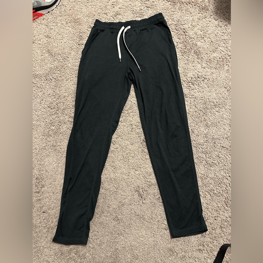 Vuori Ponto Performance Pant - Heathered Dark Green
